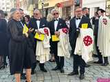 [WIDEO/FOTO] Uroczystości przyjęcia nowych członków do Zakonu Rycerskiego Świętego Grobu w Jerozolimie. Wśród nich bp Mendyk 