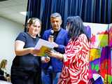 [FOTO] Uczestnicy zajęć w GCKiS Żarów zaprezentowali swoje prace artystyczne