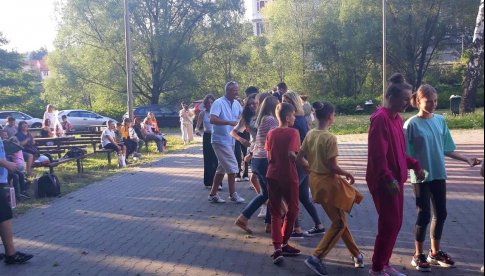 [FOTO] 30-osobowa grupa ukraińskiej młodzieży z Romanowa z wizytą w Bardzie